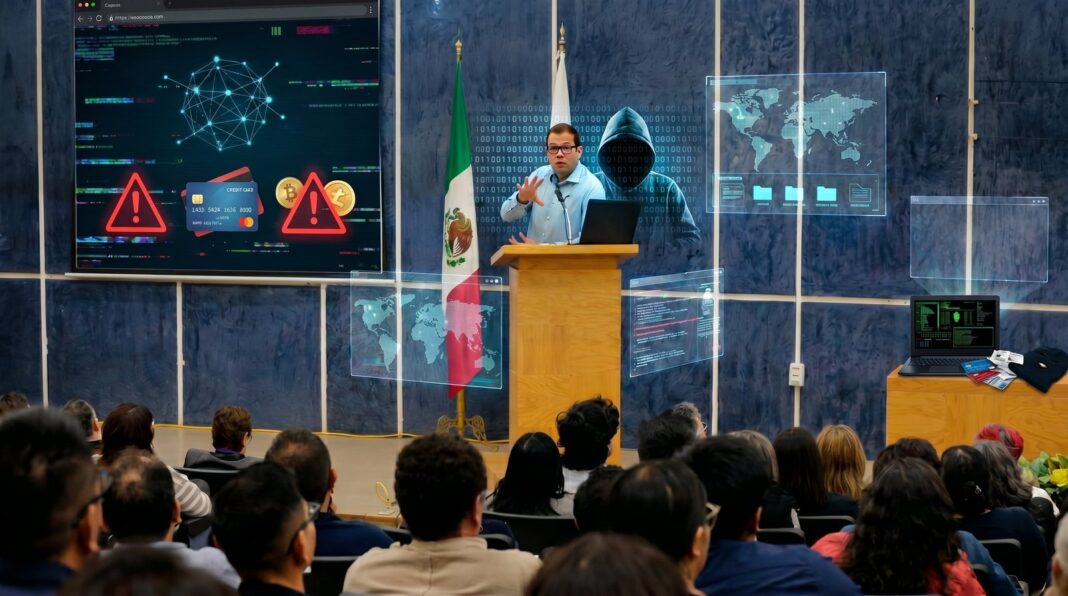 Conferencia sobre tendencias del crimen organizado mediante inteligencia artificial en la UAEH