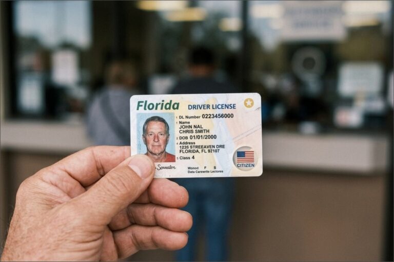 Licencia de conducir de Florida con marcador de ciudadanía