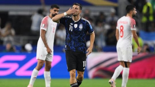 Giovani Lo Celso celebrando su gol ante Jordania en el Mundial 2026