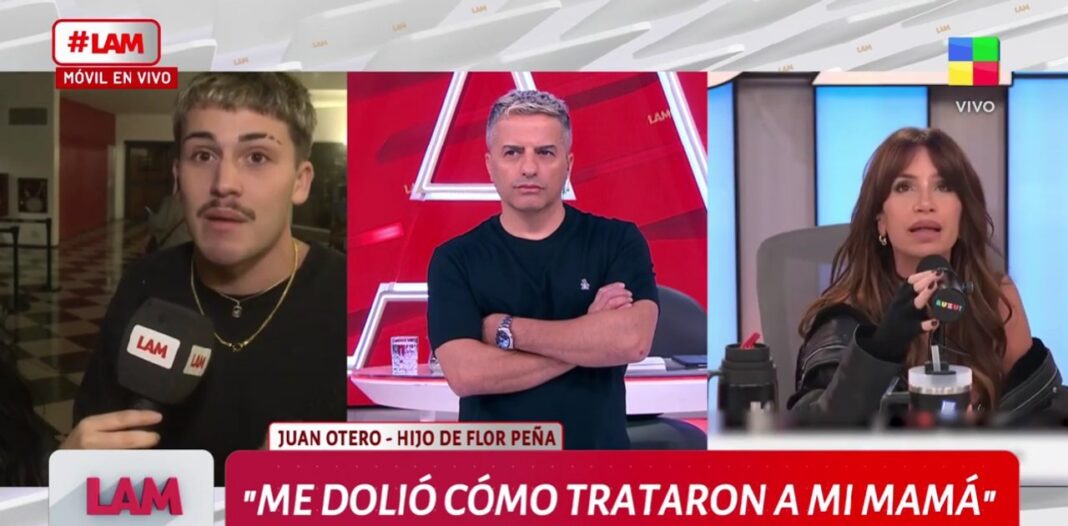 Juan Otero en entrevista televisiva