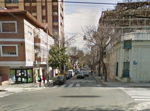Escena del crimen en la intersección de Estados Unidos y Pichincha, San Cristóbal