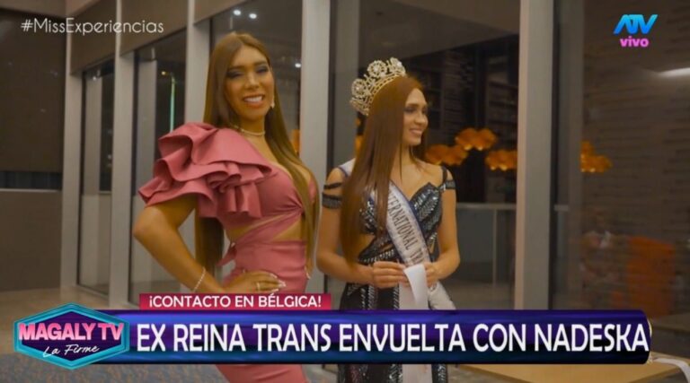 Celeste Rivasplata, Miss Perú Trans 2019, en una fotografía de archivo