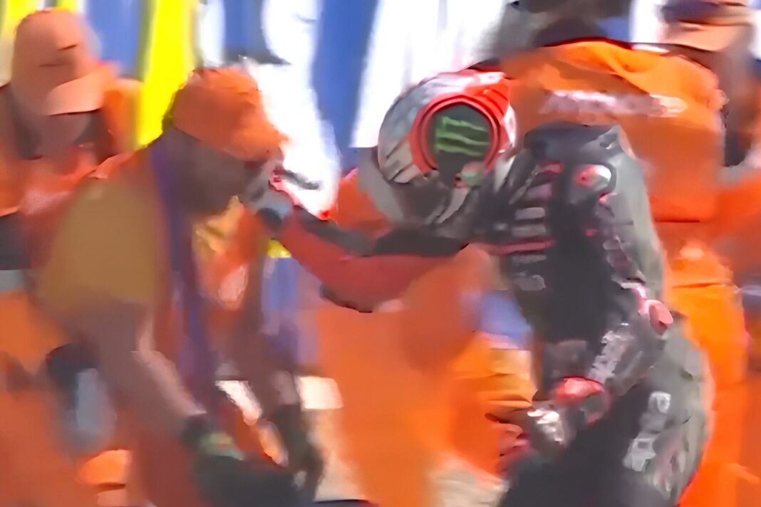 Marco Bezzecchi durante el GP de República Checa en Brno