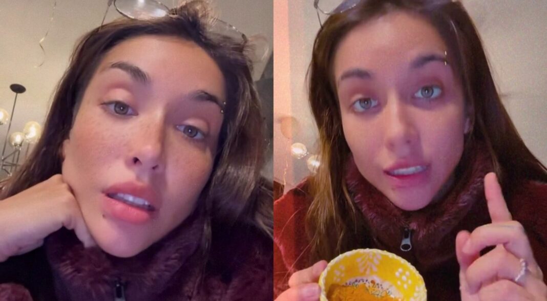 María Becerra mostrando su kit de cuidados para recuperarse de un virus en Instagram
