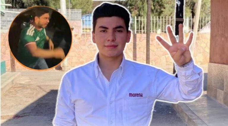 Captura de video de la agresión a una conductora durante festejos en el Centro Histórico de Zacatecas