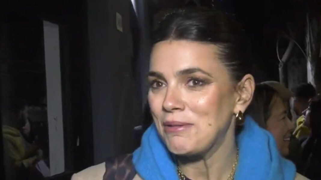 Natalie Pérez durante una entrevista en el programa Vuelta y Media