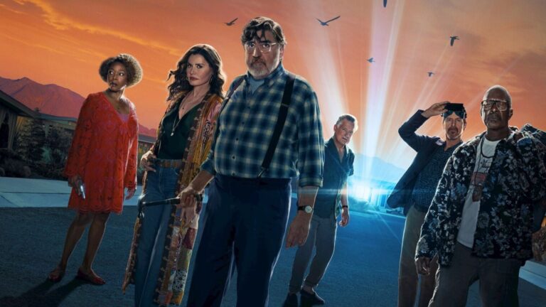 Escena de The Boroughs: Jubilación rebelde, serie de ciencia ficción de Netflix