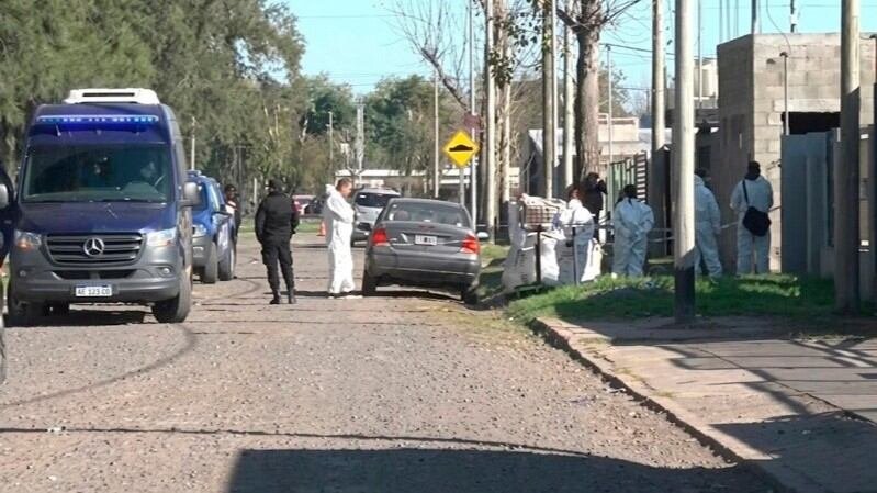 Vivienda en General Lagos donde fueron hallados los cuerpos de un padre y sus dos hijos
