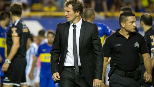 Rodolfo Arruabarrena durante su primer ciclo como técnico de Boca Juniors