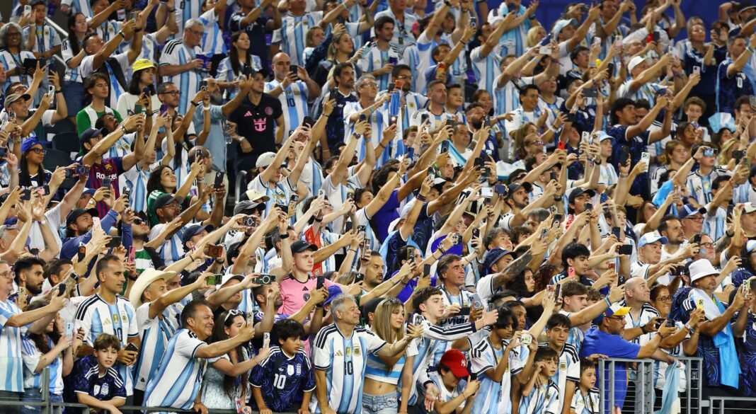 Estadio lleno durante un partido del Mundial 2026