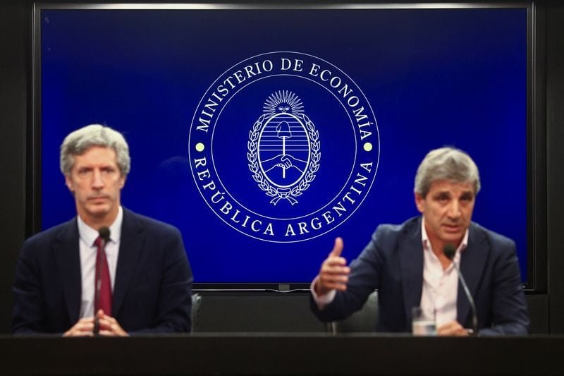Gráfico de indicadores económicos de Argentina