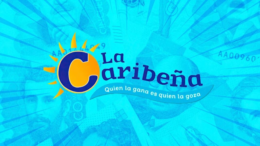 Boleto de la Lotería Caribeña con el número 1576 y la quinta 8