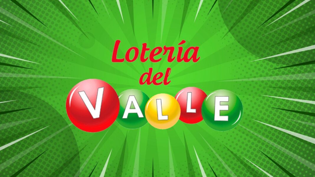 Boleto de la Lotería del Valle con el número ganador 9635