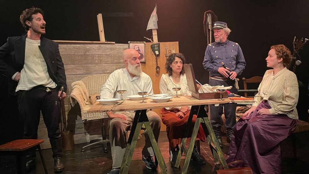 Fotografía de la obra teatral Osamenta y patria