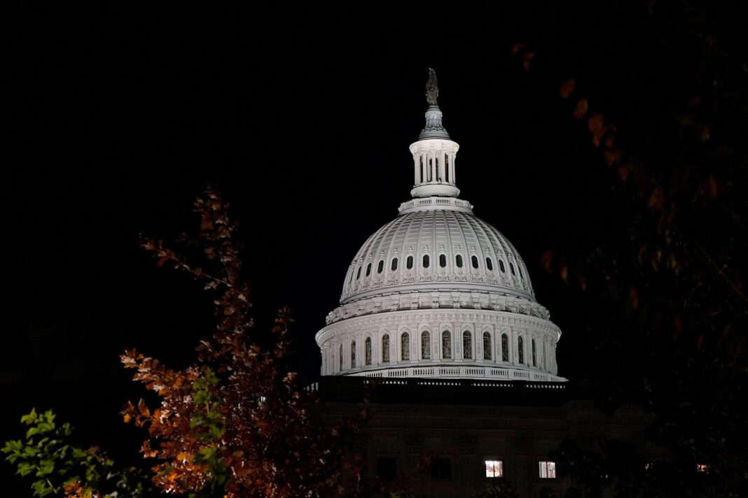 Sesión del Senado de Estados Unidos en el Capitolio
