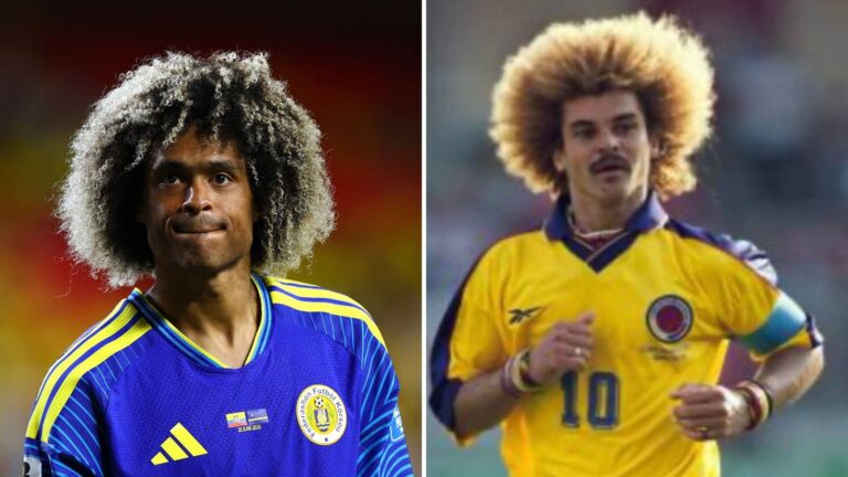 Tahith Chong con la camiseta de Curazao durante el partido ante Ecuador en el Mundial 2026