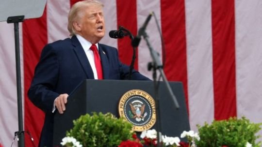 Donald Trump y Benjamin Netanyahu reunidos