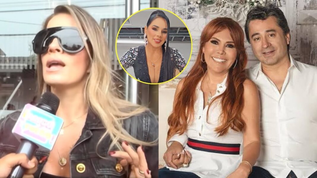 Alejandra Baigorria y Magaly Medina en programas de televisión