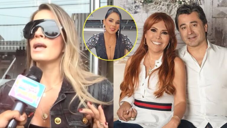 Alejandra Baigorria y Magaly Medina en programas de televisión