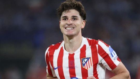 Julián Álvarez, delantero del Atlético de Madrid y la Selección Argentina