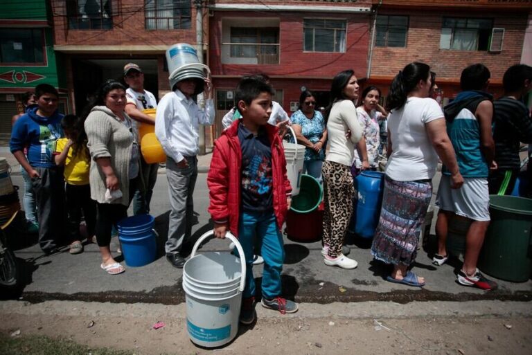 Cortes de agua en Bogotá julio 2026 Eaab obras mantenimiento