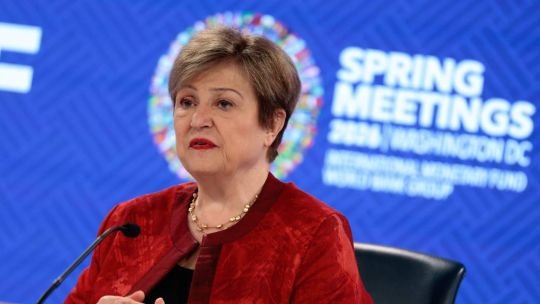 Kristalina Georgieva en reunión con empresarios argentinos