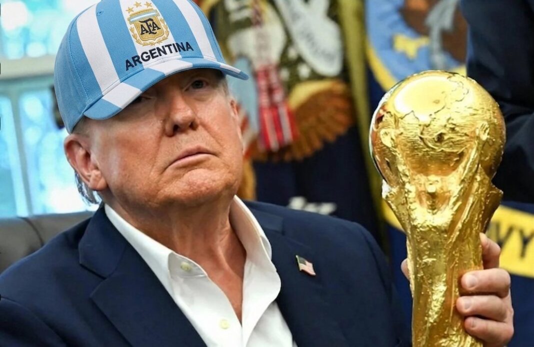 Donald Trump durante un evento oficial