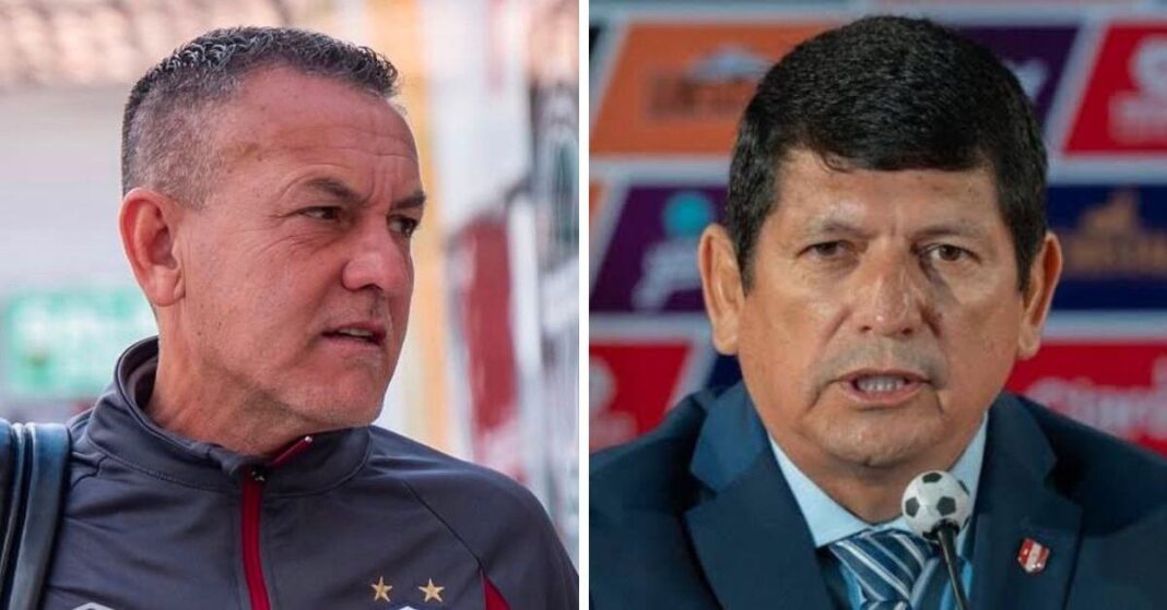 Horacio Melgarejo en conferencia de prensa tras eliminación de Cienciano