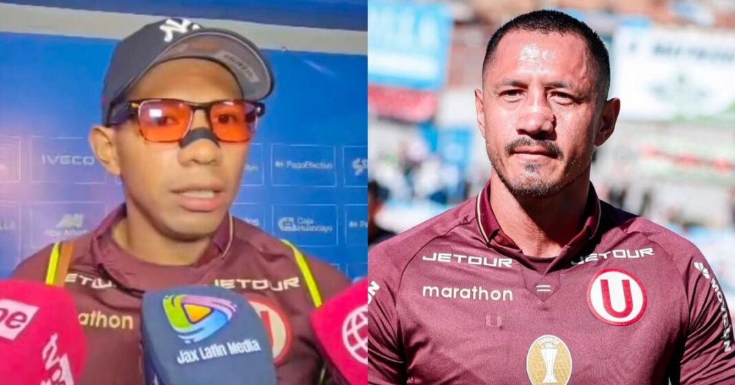 Edison Flores de Universitario de Deportes habla en zona mixta tras victoria ante ADT