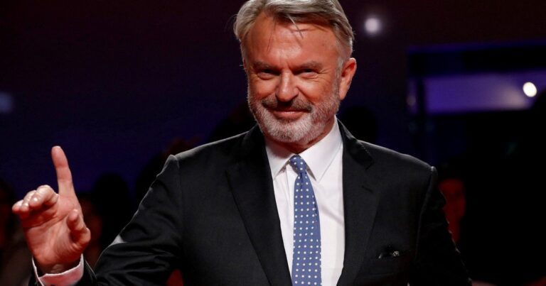 Sam Neill en una escena de Jurassic Park