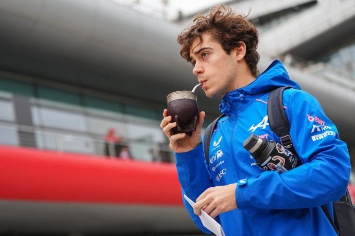 Franco Colapinto en el circuito de Silverstone