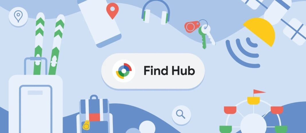 Interfaz de Google Find Hub mostrando opción para eliminar dispositivos
