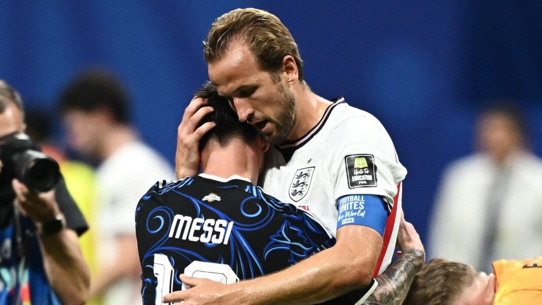 Harry Kane durante la semifinal del Mundial ante Argentina