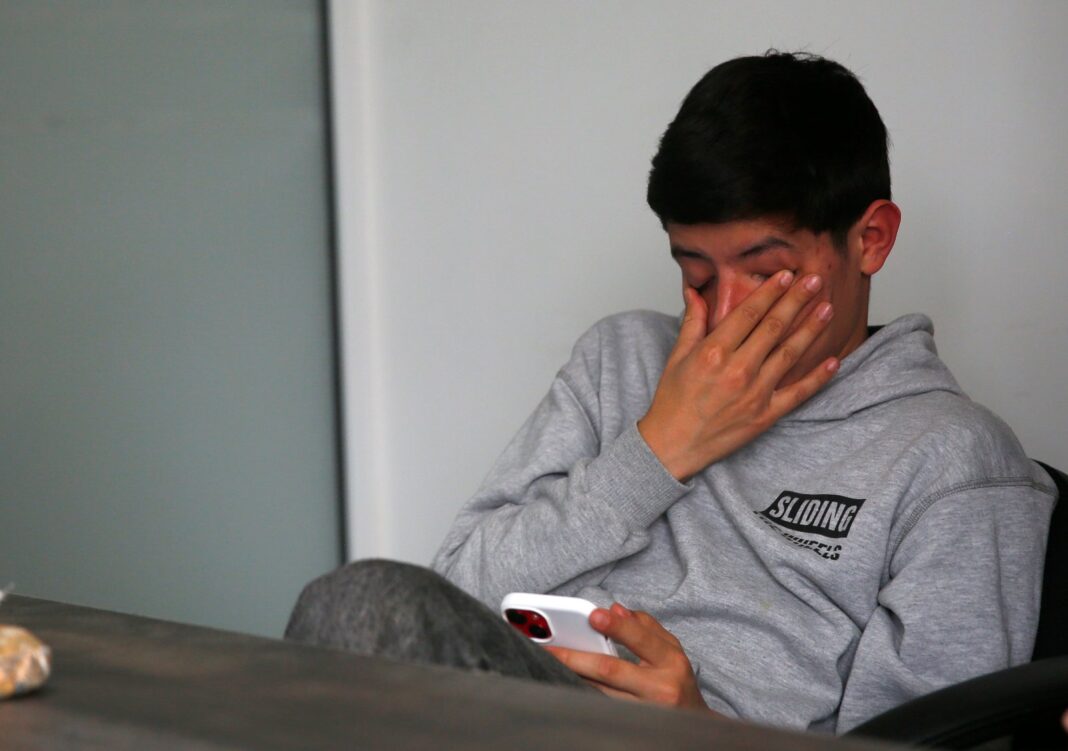 Lucas Ruiz declarando ante la fiscalía de Mar del Plata
