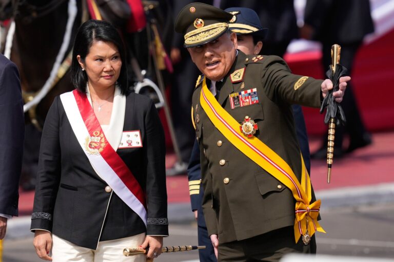 Keiko Fujimori en sesión del Congreso