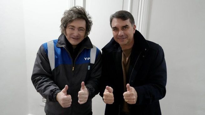 Javier Milei y Jair Bolsonaro en un encuentro previo