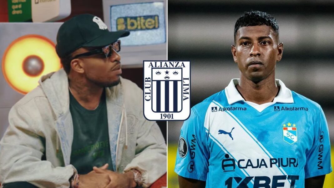 Miguel Araujo durante un partido con Sporting Cristal