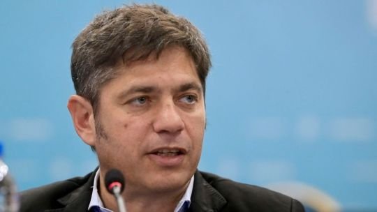 Axel Kicillof en conferencia de prensa