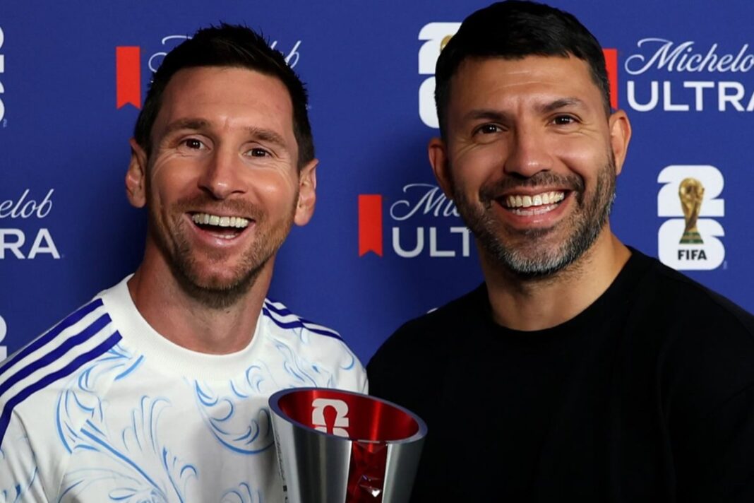 Sergio Kun Agüero en el programa Vamo a Juga