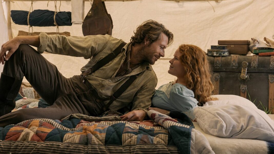 Imagen promocional de la serie La casa de la pradera de Netflix