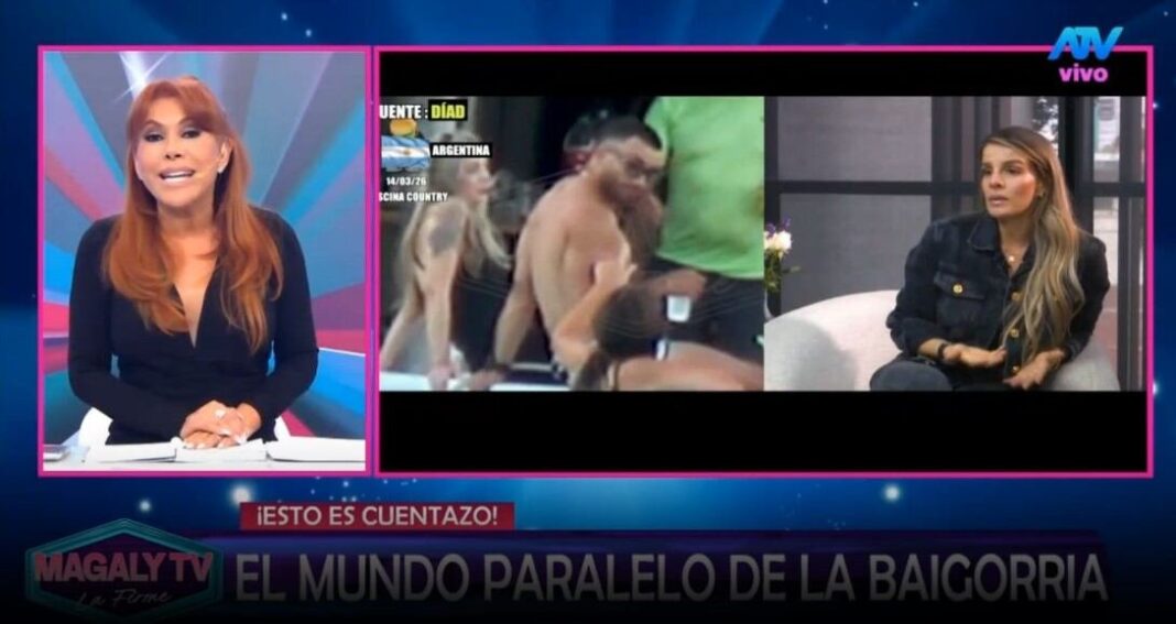 Magaly Medina en su programa Magaly TV La Firme