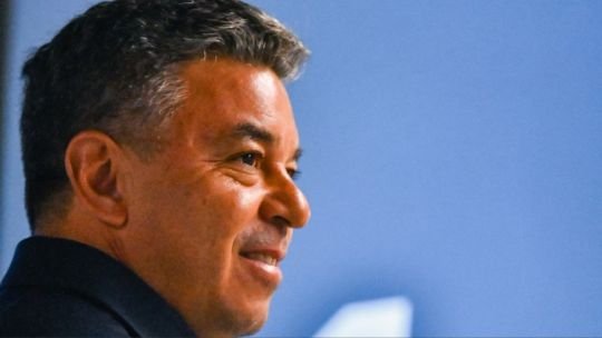 Marcelo Gallardo durante la entrevista con ESPN