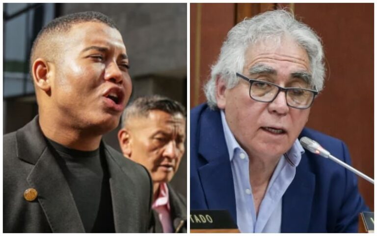 Miguel Polo Polo durante declaración pública sobre retiro de esquema de seguridad de la UNP