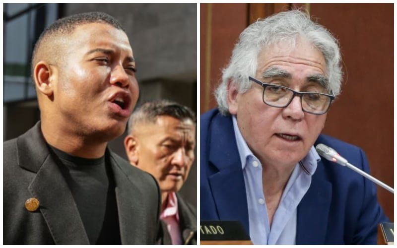 Miguel Polo Polo durante declaración pública sobre retiro de esquema de seguridad de la UNP