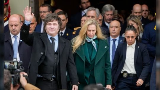 Presidente Javier Milei en reunión de Gabinete en Casa Rosada