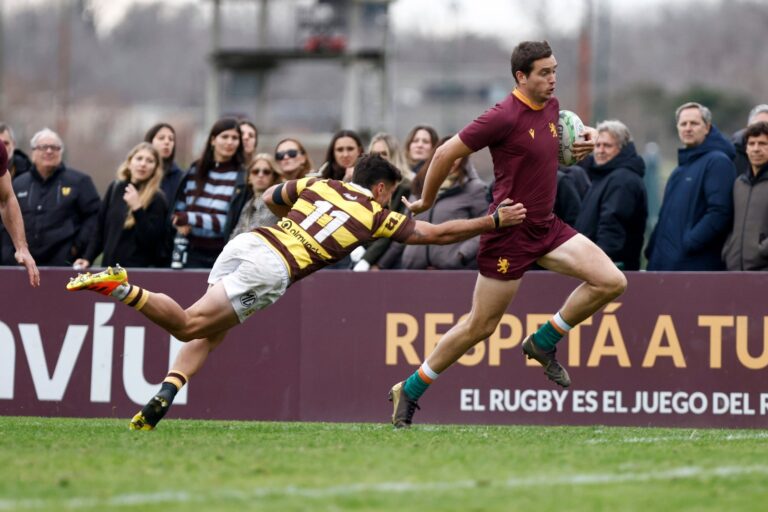 Partido de rugby entre Newman y Belgrano Athletic en el Top 14 de la URBA