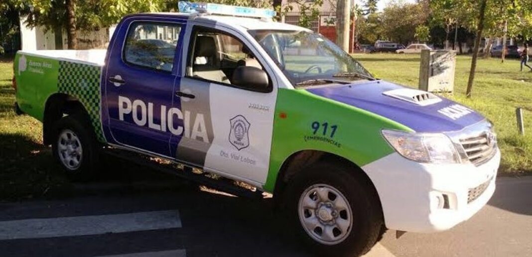 Escena del crimen en Gerli, partido de Avellaneda