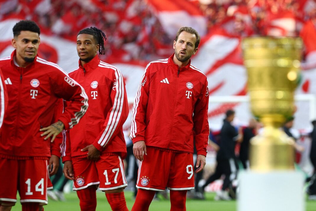 Luis Díaz con la camiseta del Bayern Múnich durante un partido de la temporada 2025-2026