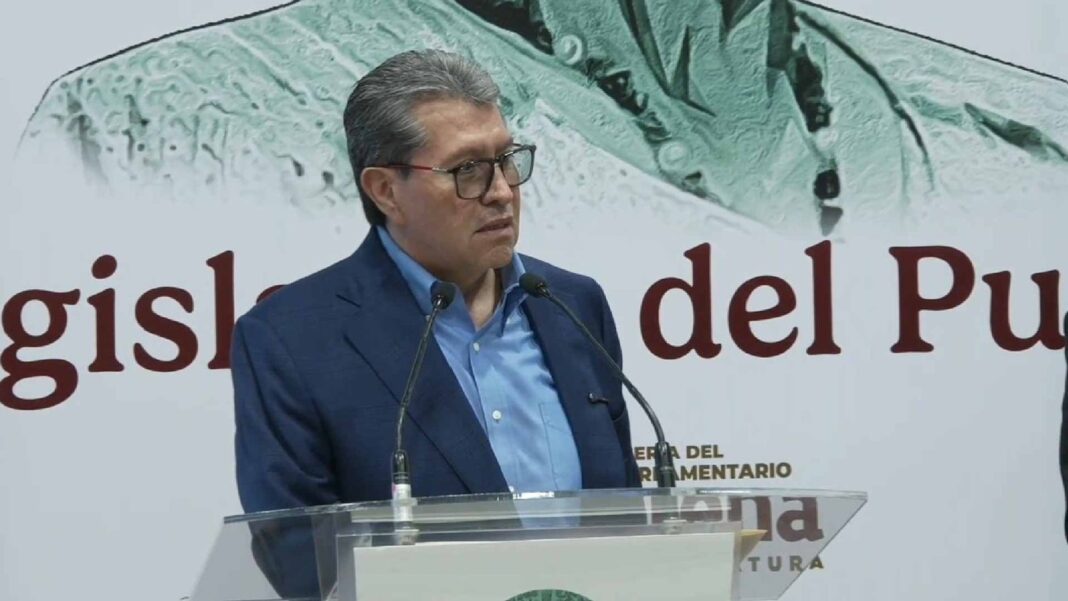 Ricardo Monreal en conferencia de prensa