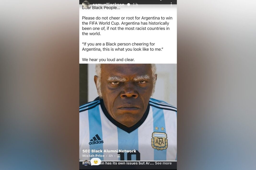 Samuel L. Jackson en un evento público
